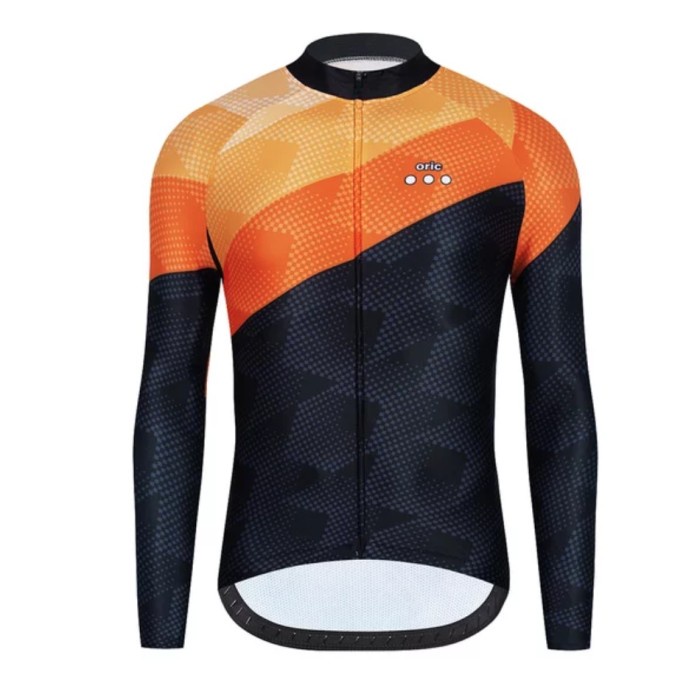 CRAN -JERSEY SEPEDA PANJANG ORIC- DEAN DOT FABRIC GOWES SEPEDA - S