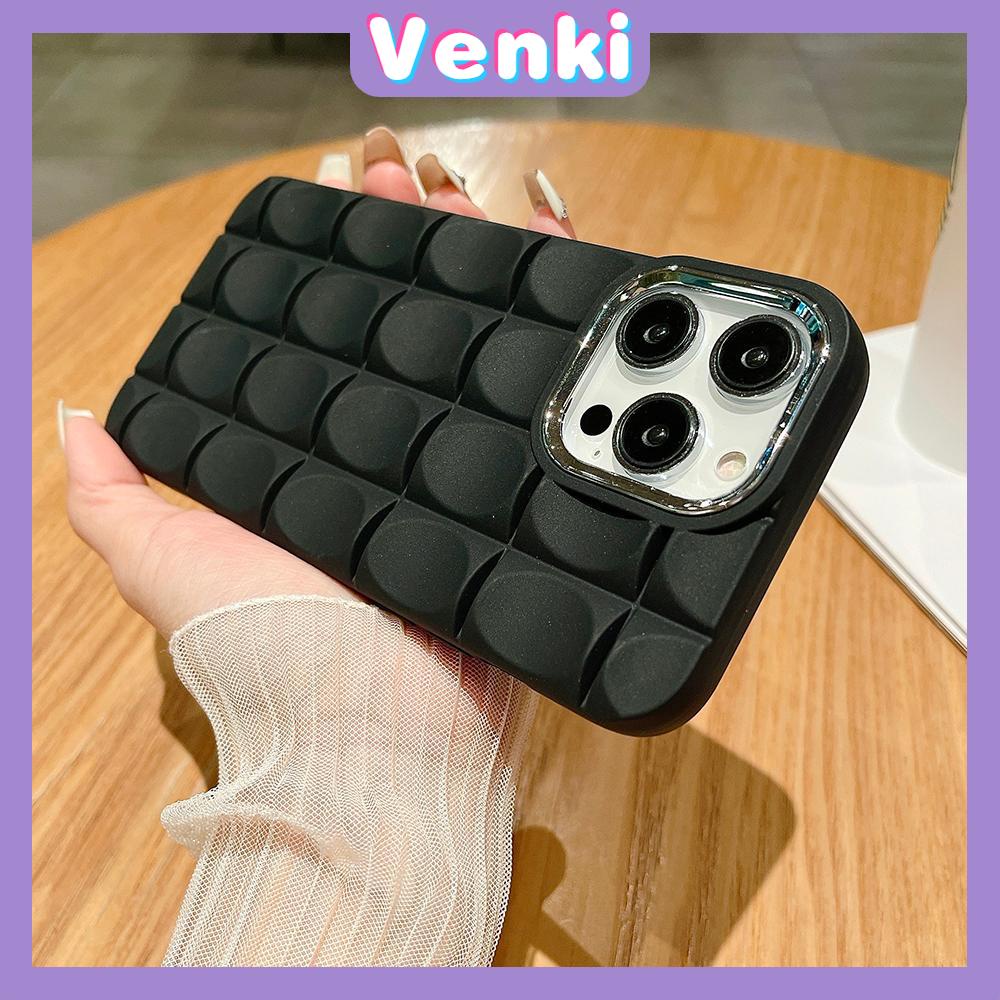 VENKI - Untuk iPhone 11 Case Laser Reflektif Bening Phone Case TPU Soft Shell Airbag Sederhana Multicolor Tahan Guncangan Kompatibel dengan iPhone 13 Pro max 12 Pro Max 11 xr xs max 7 8Plus