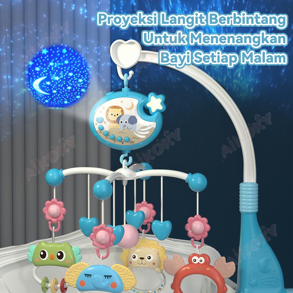 Aikoky Mainan Tidur Bayi Gantungan / Kasur Mainan Bayi / Crib Bell Toys / Crib Hanging Toys