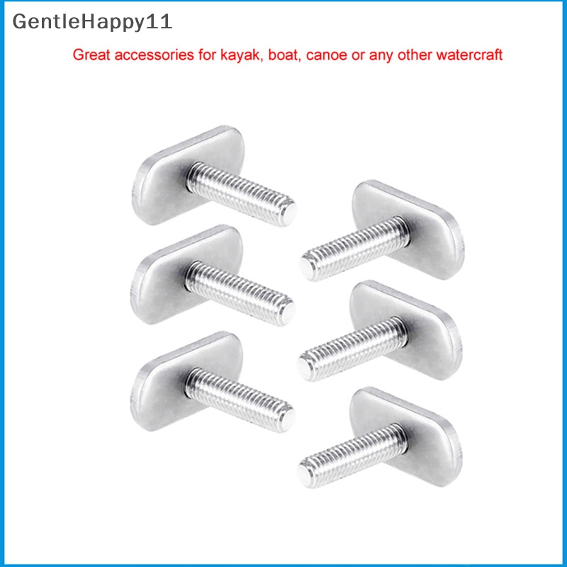 Gentlehappy Drat Rel Kayak/Track M5/M6 Sekrup Mur Baut Slot T Pengganti Gear Bolt id