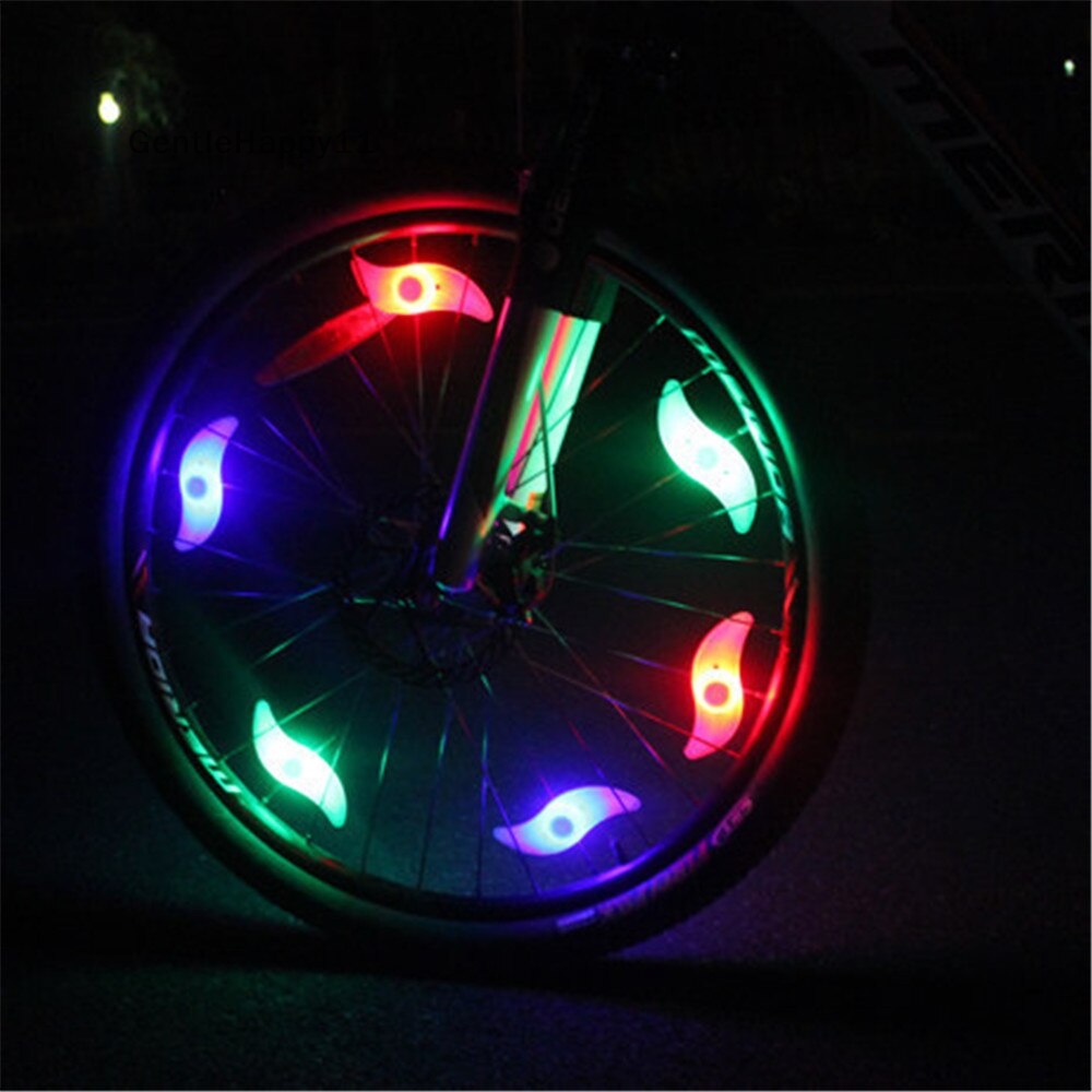 Gentlehappy Lampu Jari Roda Sepeda Plastik Waterproof MTB Balance Bicycle LED Tyre Ban Flas id