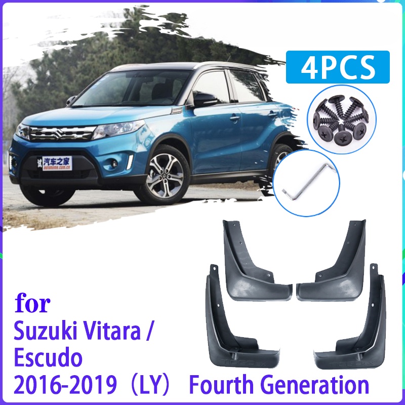 4pcs Flaps Lumpur Mobil Untuk Suzuki Vitara Escudo 2016 2017 2018 2019 LY 4th Mudguard Splash Guards Fender Mudflaps Aksesoris Mobil