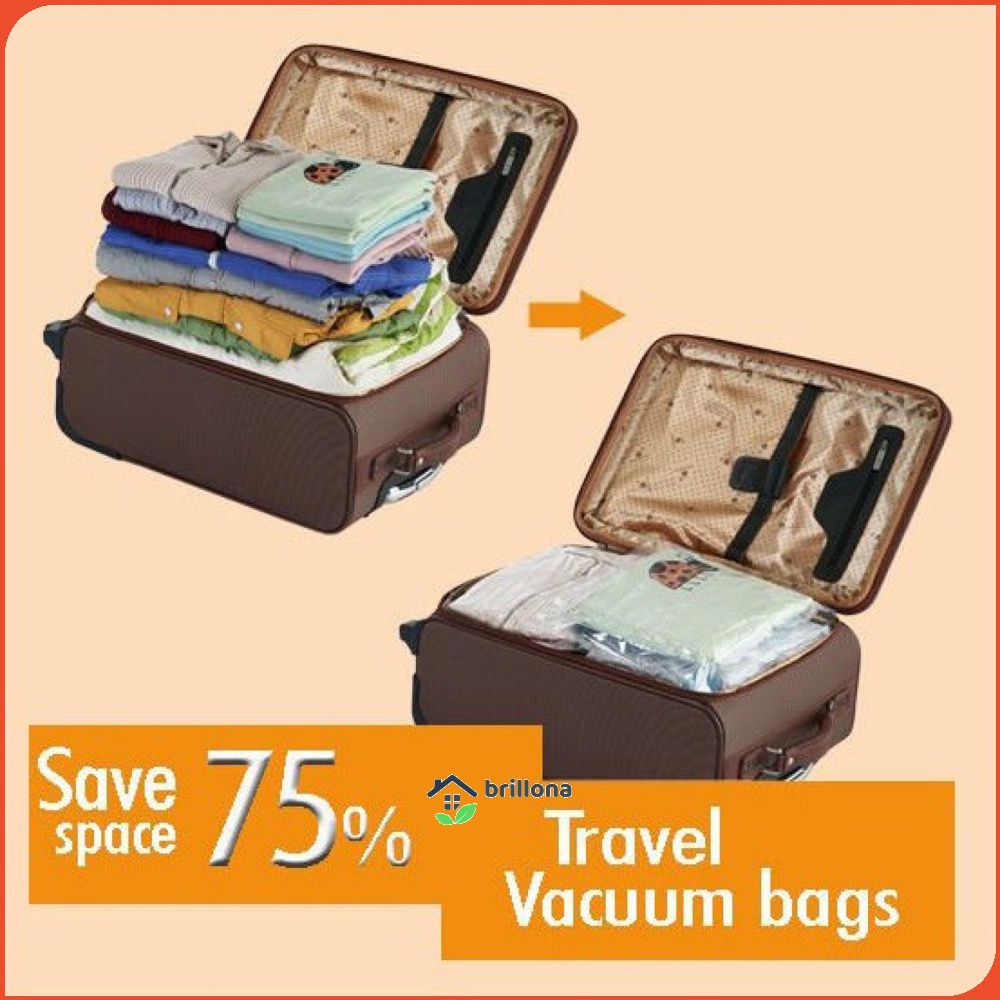 Tas Travel Organizer Plastik Vakum Kompresi 1 PCS - VB-70