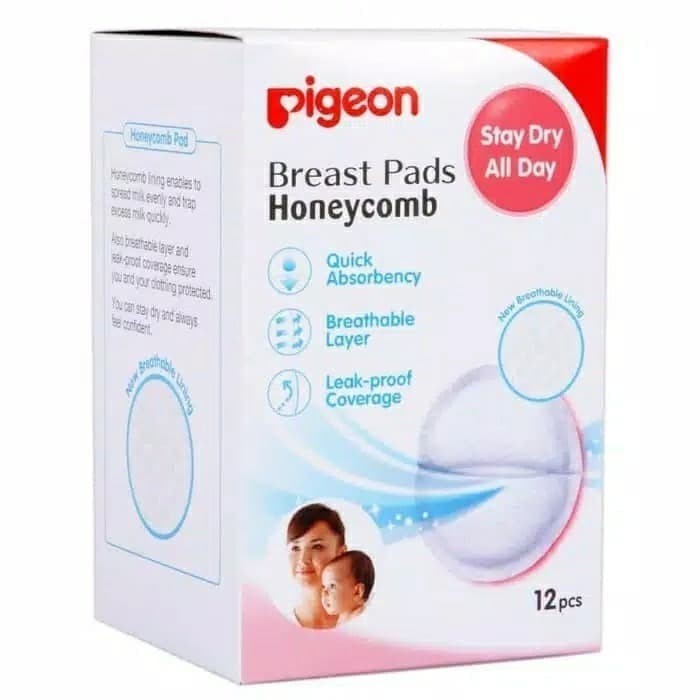 Pigeon Breast Pads Honeycomb 12 pcs