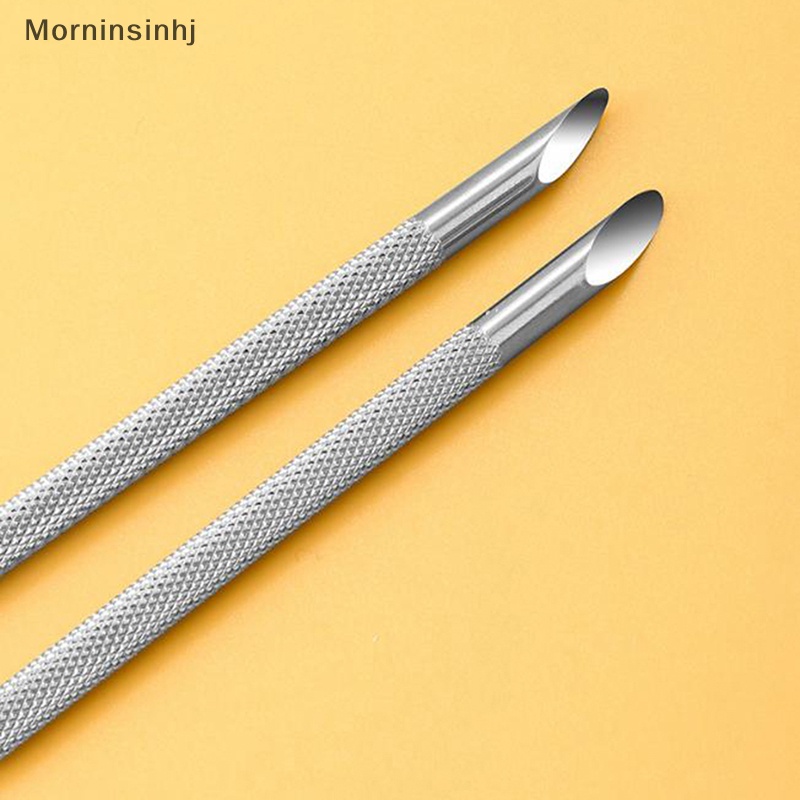 Mornin 1Pc Stainless Steel Nail Art Cuticle Pusher Trimmer Pedicure Manicure Tools id