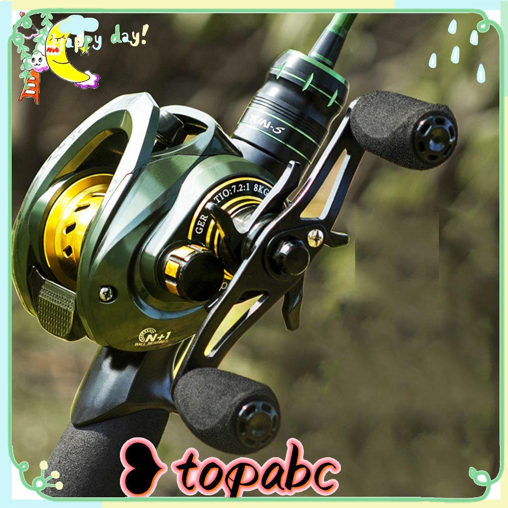 TOP Water Drop Wheel Tembakan Panjang Lei Qiang Hits Tangan Kiri WK Hitam 6.3:1 13 +1 Gulungan Pancing