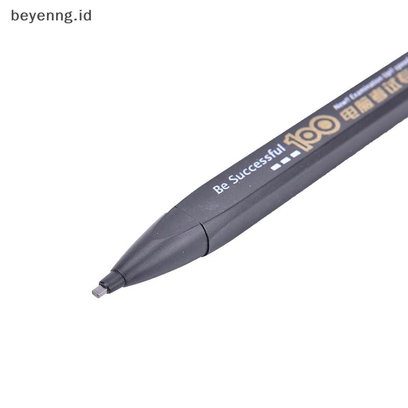 Beyen 2B Black Lead Holder Ujian Pensil Mekanik Dengan Lead Refill Set Perlengkapan Kantor ID