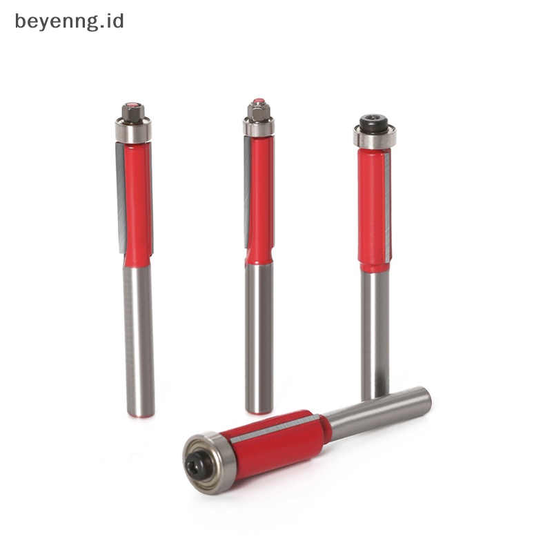 Beyen 6mm 1/4&quot; Shank Flush Trim Router Bits End Mill Untuk Kayu Dipanjangkan Trimming Cutt ID