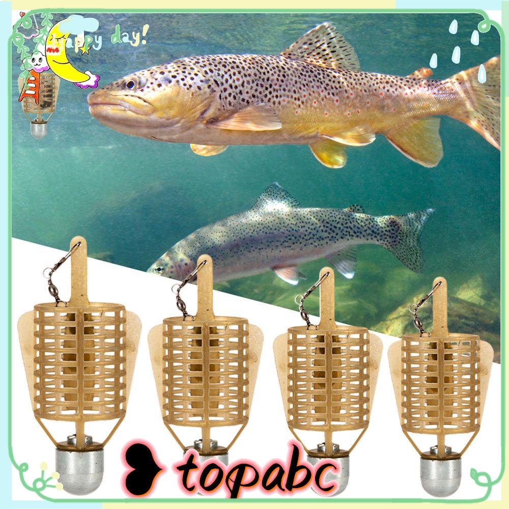 TOP 1pcs Kandang Umpan Perlengkapan Barang Pancing Portabel 20 /30 /40 /50g Trap Basket Holder