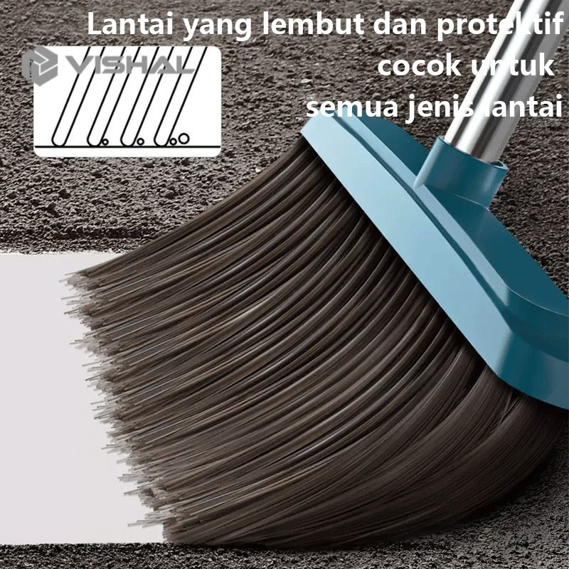 VISHAL Set Sapu Pengki Lipat Alat Pembersih / Sapu Pengki Set VS-901