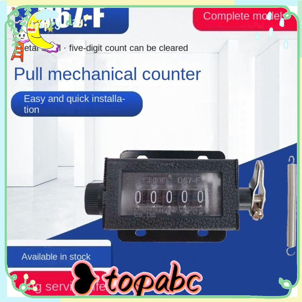 TOP Lap Counter Untuk Press Printing Metal Pull Stroke Tally Counter Alat Penghitung Tarik