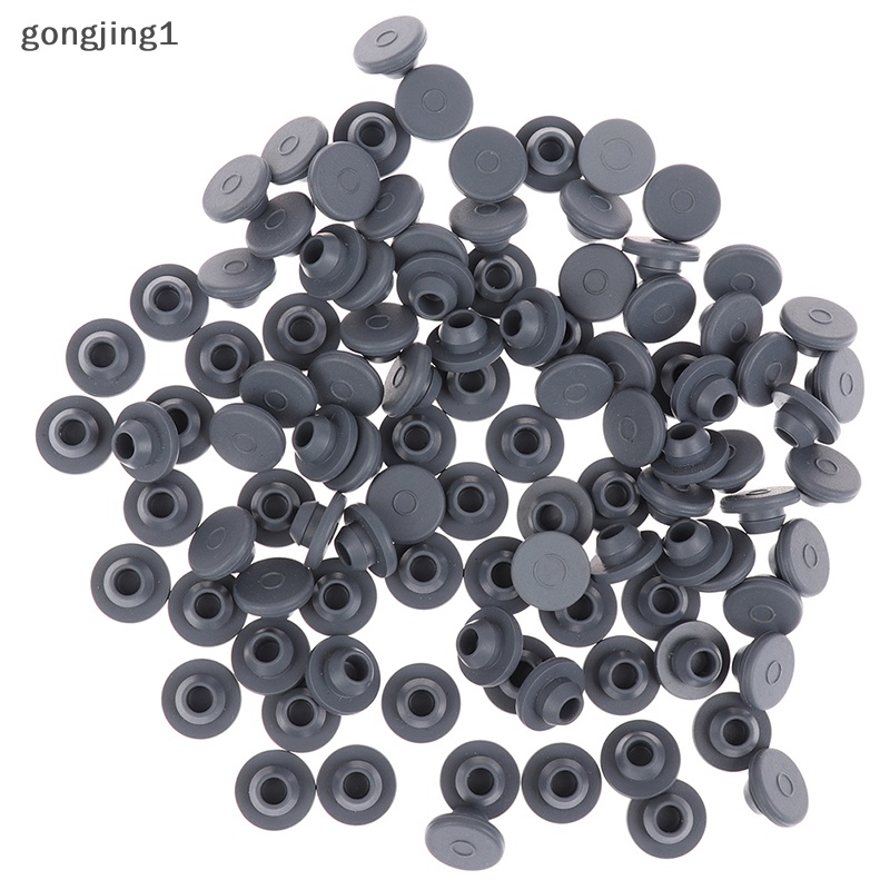 Ggg 100Pcs Stopper Karet Self Sealing Injection Port Untuk Botol Kaca 13mm ID