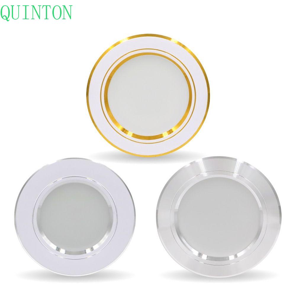 QUINTON Lampu Downlight Led Dingin Warm White 5W 9W 12W 15W 18W Led Light Lighting Bulat Rumah Spot Light