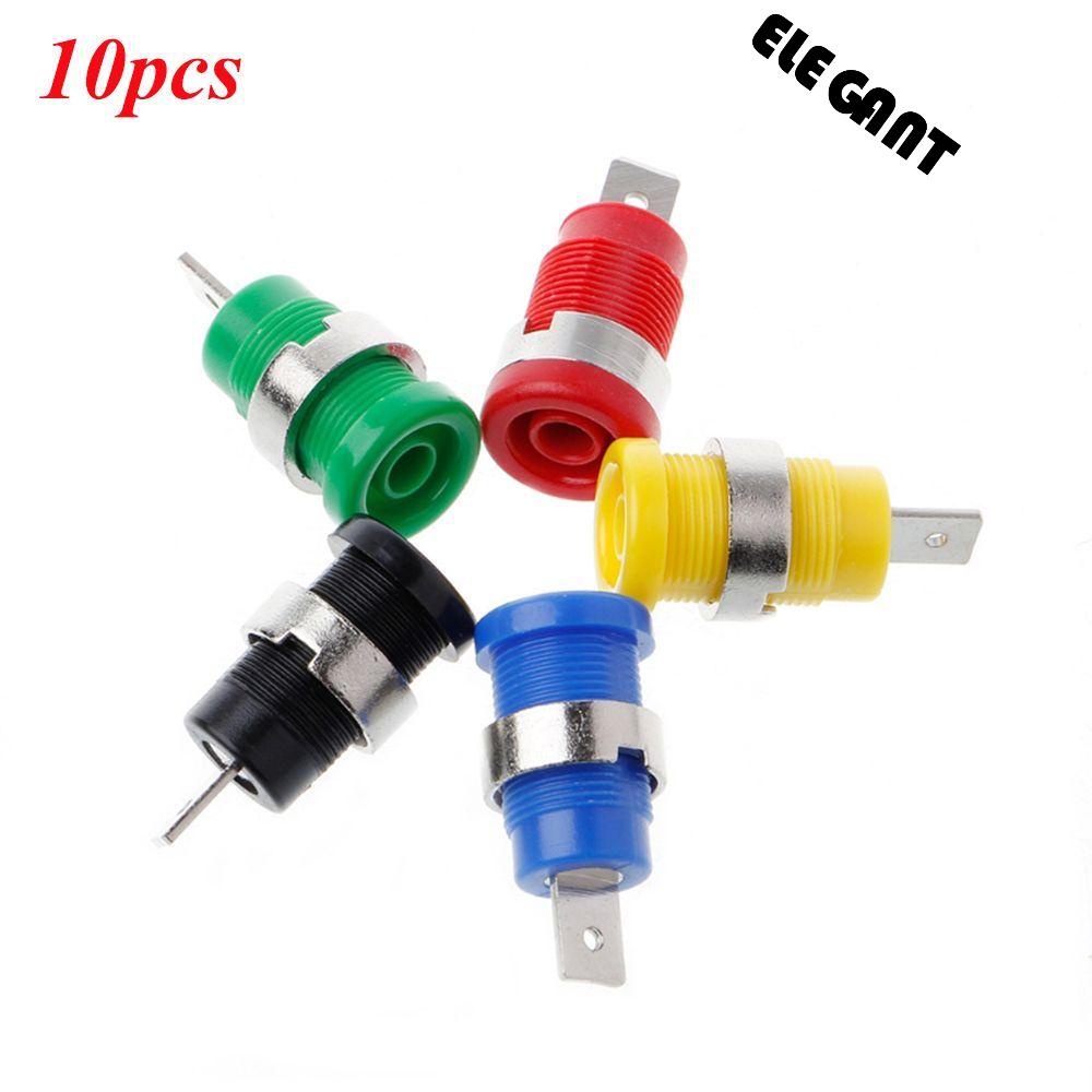 【 ELEGANT 】 Banana Socket Tahanan Tinggi 4mm Female Jack Binding Post Plug