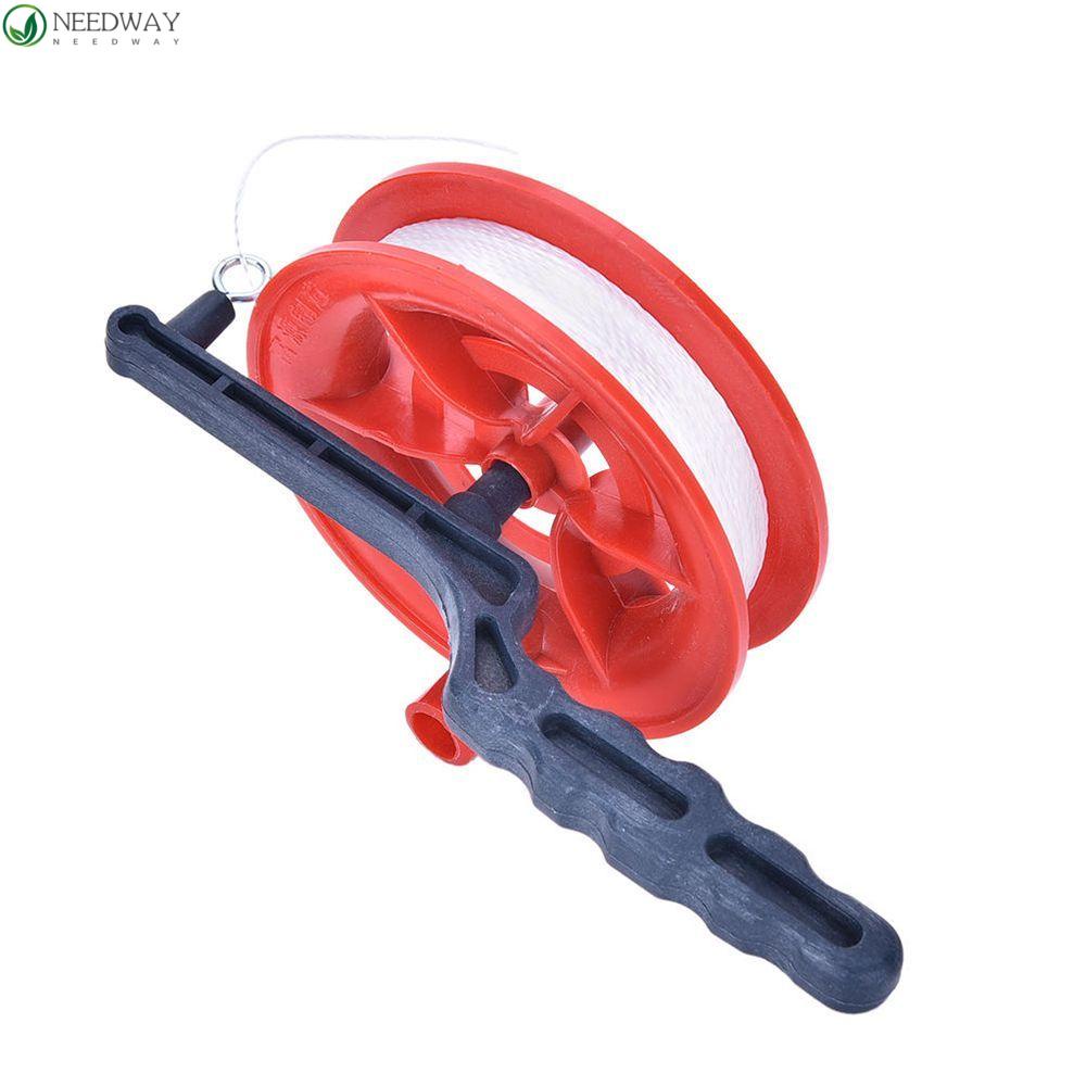 NEEDWAY Senar Layangan Outdoor Wire Line Red Twisted Tool Wheel