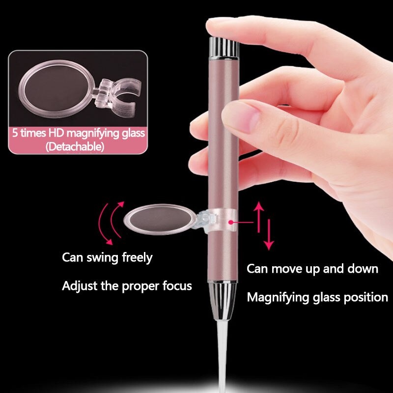 Pembersih telinga korek kuping LED Flashlight Earpick Clean Endoscope