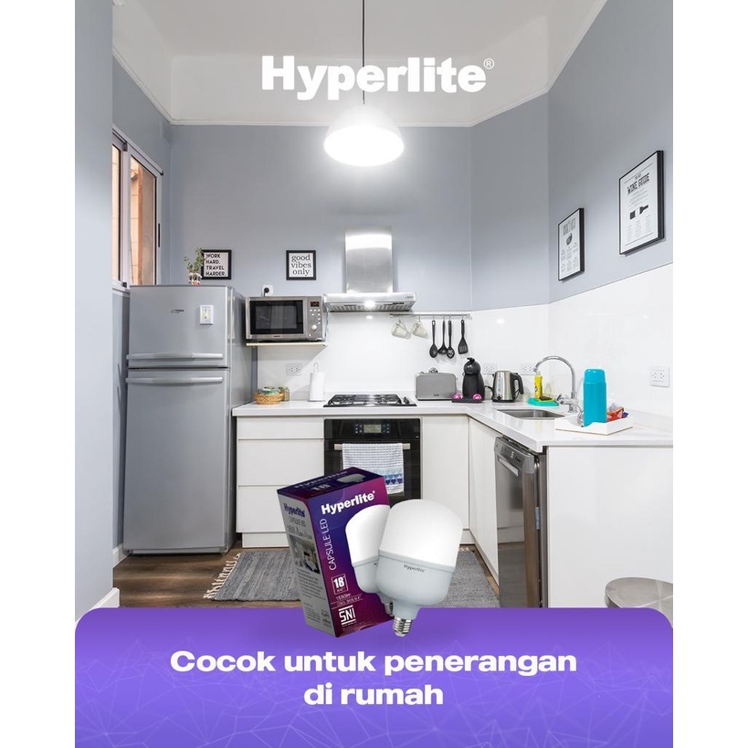 HYPERLITE LED Bohlam SNI Kapsul Capsule 5W - 5 Watt Cahaya Putih 6500K