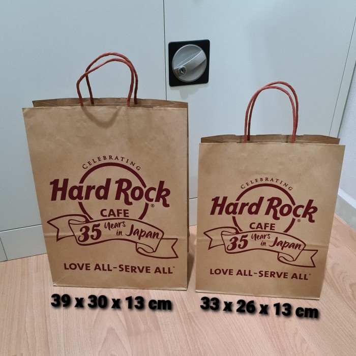 

[SC] Paperbag Hard Rock Cafe Japan Authentic