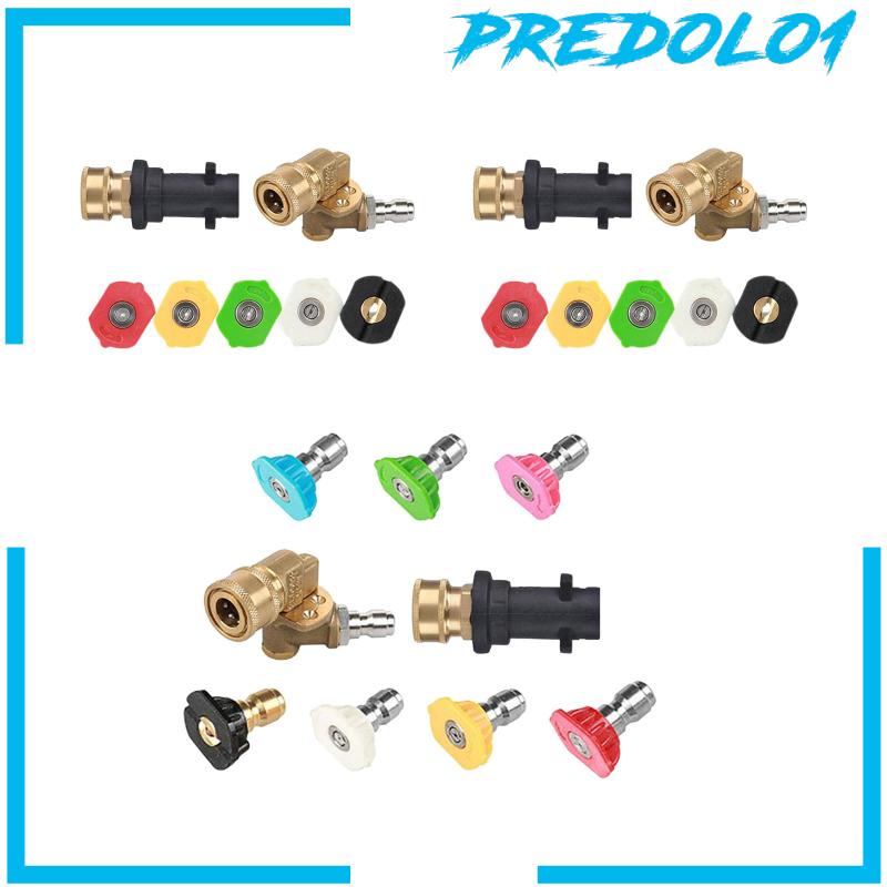 [Predolo1] Set Adaptor Mesin Cuci Tekanan Coupler Pivoting Adjustable Tahan Lama Untuk K2 K3 K4