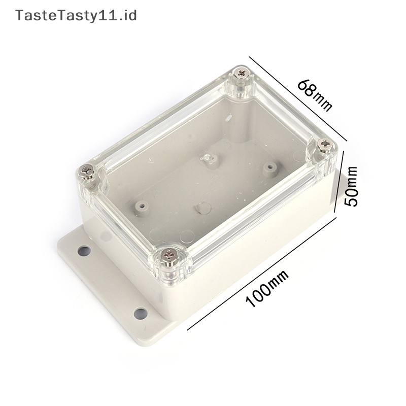 Kotak penutup proyek elektronik plastik anti air 100*68*50mm kotak kandang .