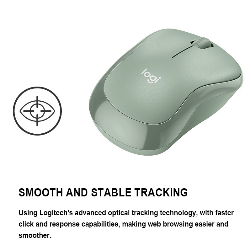 【100% ORI】 Logitech M221 M220 Mouse Wireless Bluetooth Silent Click with 2.4GHz Optical Ergonomic PC Gaming Mouse for Mac OS/Window 10/8/7