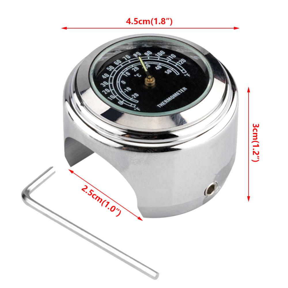 Openmall 22-25mm Universal Motor Stang Motor Termometer Ornamen Jam Quartz F8J8