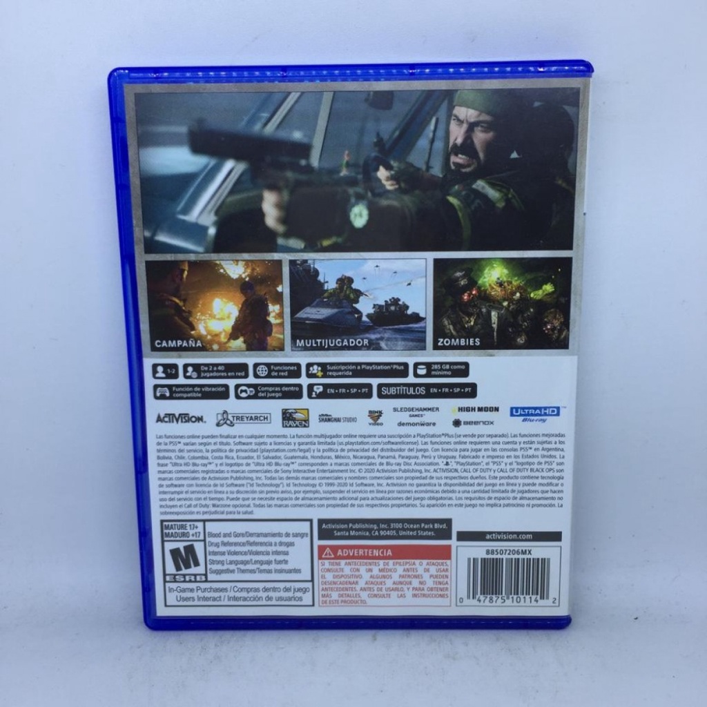 BD PS5 CoD Call of Duty Cold War