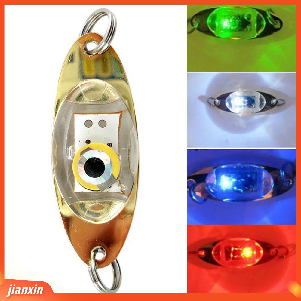 (In Stock) Bentuk Mata Malam Memancing Umpan Ikan Bawah Air LED Kedip Lampu Tackle Tool