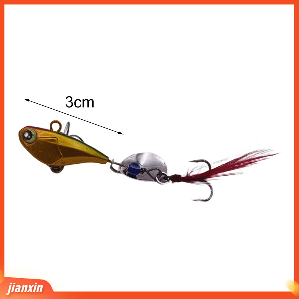 (In Stock) 14g Umpan Pancing Simulasi Fisheyes Hidup Kait Tajam Warna Terang Dapat Digunakan Kembali Menangkap Ikan Universal Spinnerbait VIB Bass Memancing Buatan Umpan Peralatan Memancing