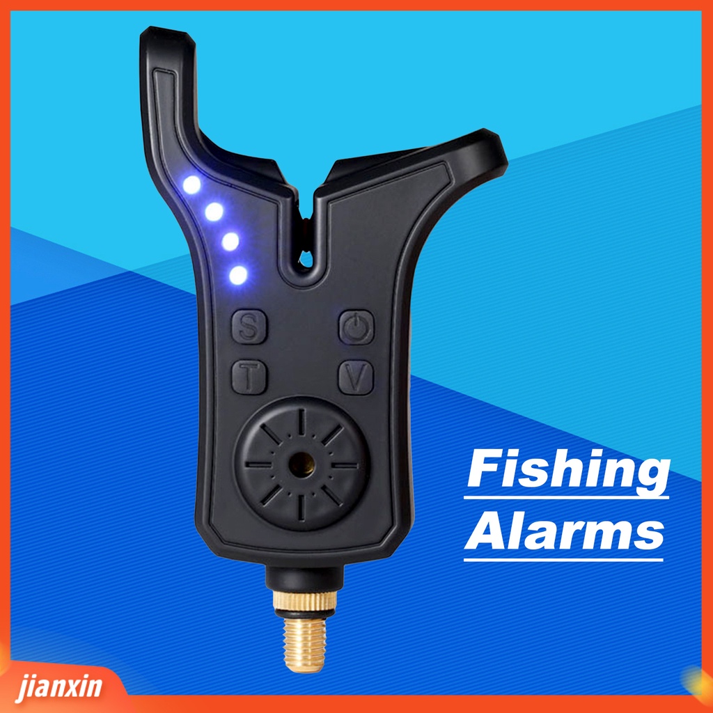 (In Stock) Alarm Memancing Tahan Air Efek Pencahayaan Alarm Gigitan Pancing ABS Hemat Energi Untuk Nelayan