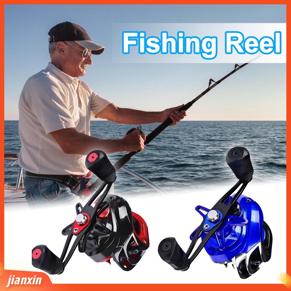 (In Stock) Gulungan Pancing 7.2:1 Gear Ratio Fishing Tackle Metal Water Drop Reel Gulungan Pancing Laut Untuk Angling