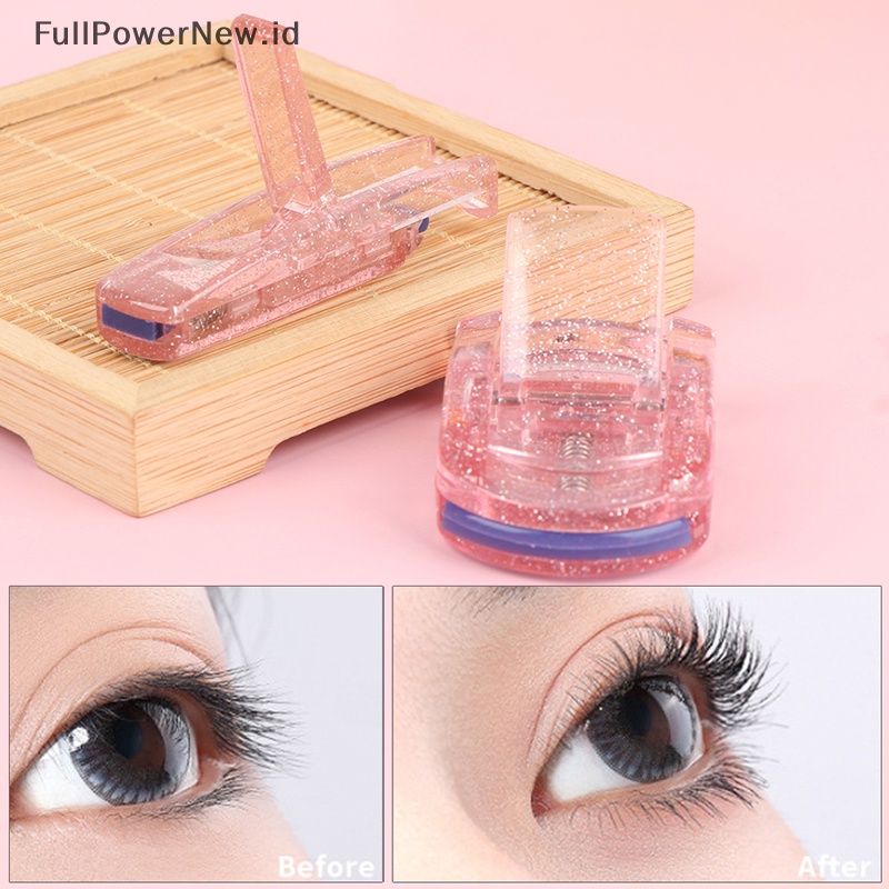 Power Portable Eyelashes Curler Sebagian Lebih Panjang Keriting Curling Bulu Mata Makeup Styling Tool ID