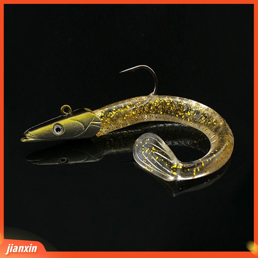 (In Stock) 11cm Umpan Pancing Kepala Ikan Hidup Lembut Umpan Tenggelam Jigging Timah Untuk Lautan