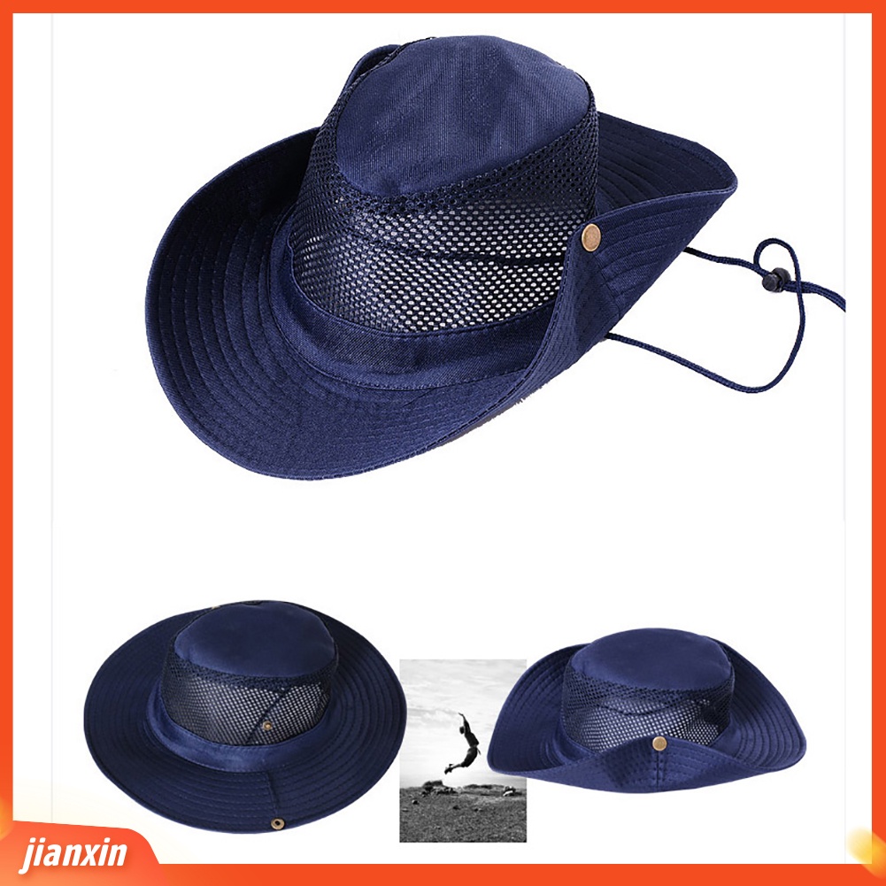 (In Stock) Topi Topi Praktis Anti UV Outdoor Travel Mancing Climbing Camping Piknik Sunhat