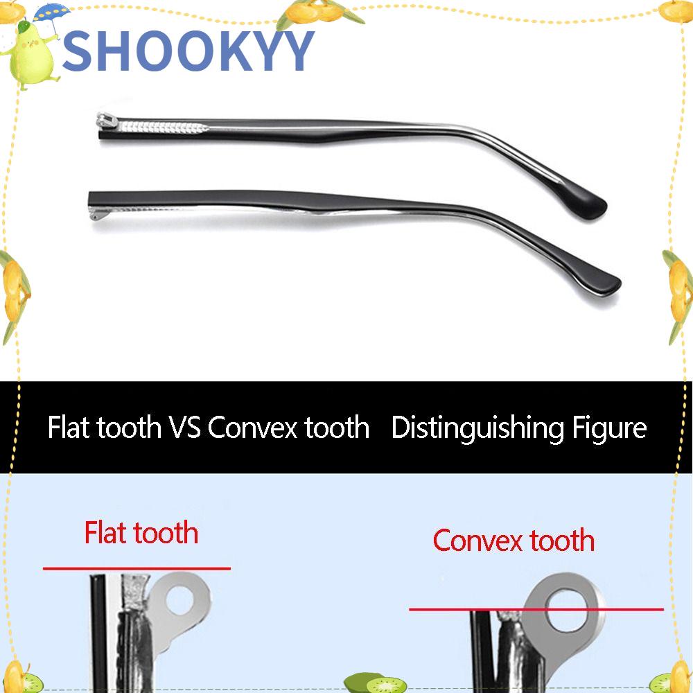 CHOOKYY 1pasang Kacamata Arm Eyeglasses Repair Tool Aksesoris Kacamata Anti Slip