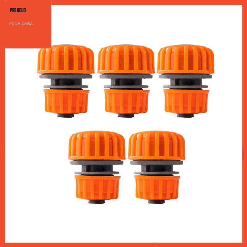 [Predolo] 5pcs Adaptor Selang Irigasi Fitting Selang Taman Untuk Kebun Halaman Rumah Kaca
