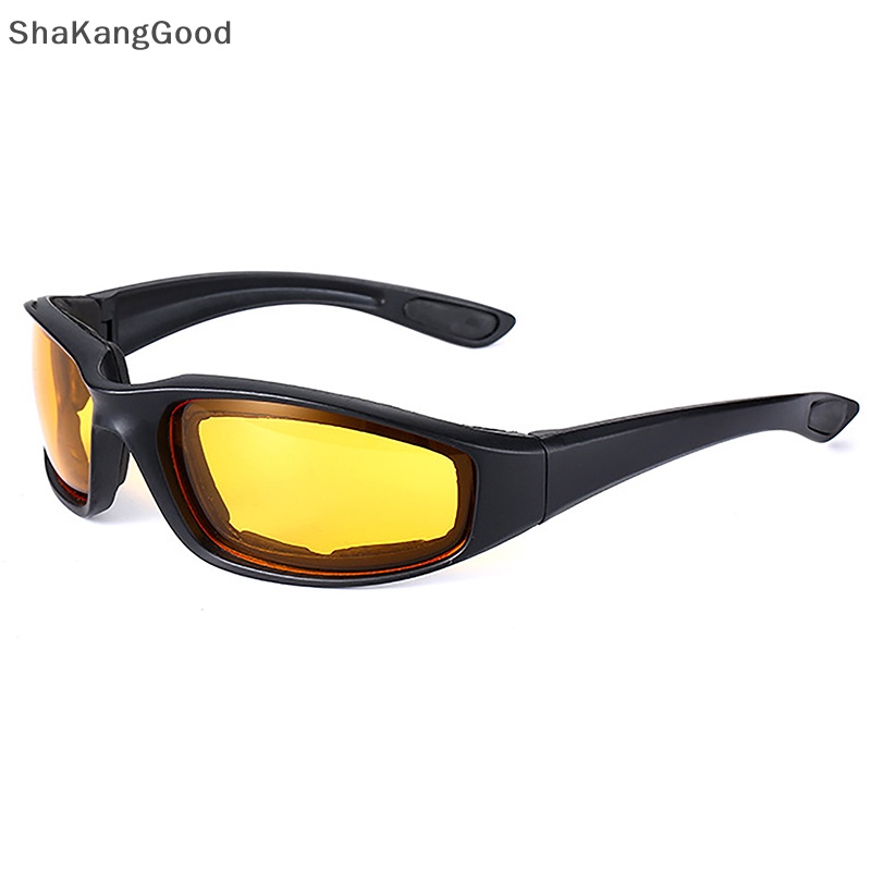 Skid Outdoor Windproof Sunglasses Kacamata Motor Riding Polarizer Tactical CS Kacamata Tactical SKK