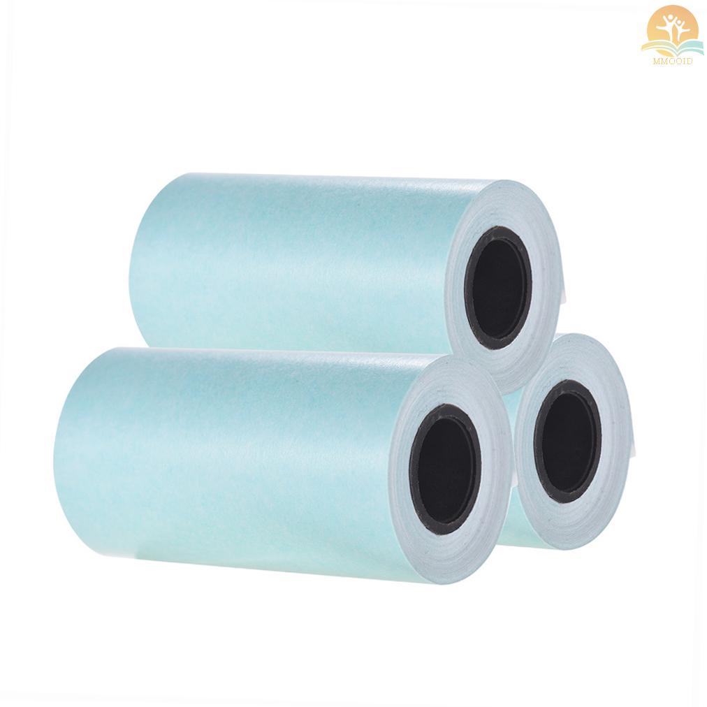 In Stock Printable Sticker Paper Roll Kertas Thermal Langsung Dengan Perekat Diri 57*30mm (2.17*1.18in) Untuk PeriPage A6 Pocket Thermal Printer Untuk PAPERANG P1/P2 Mini Photo Printer,3 R