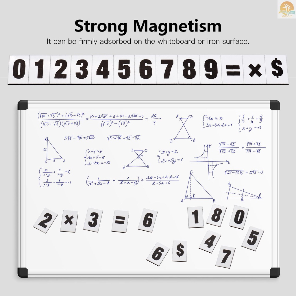 In Stock 120buah Magnet Angka Operasi Matematika Magnet Kalender Tanggal Indikator Untuk Kulkas Papan Tulis