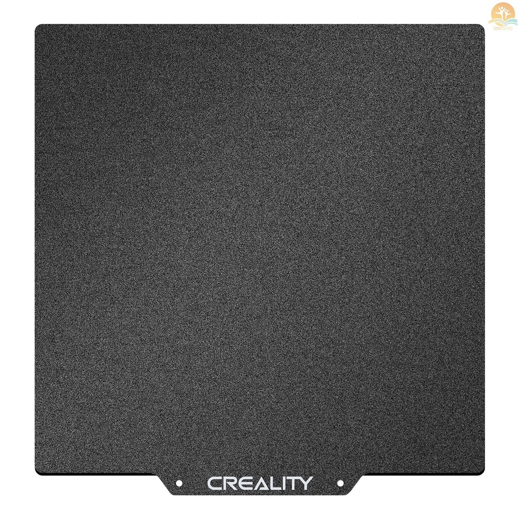 In Stock Creality 3D Kit Plat PEI Hitam Dua Sisi 235x235mm Dengan Finishing Bertekstur Kuat Magnet Force Flatness Conpatible Dengan FDM 3D Printer Ender-3/Ender-3 Pro/Ender-3S/ Id