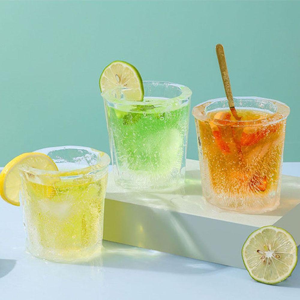 【 ELEGANT 】 Cetakan Es Cetakan Ice Cup Tebal Alat Minum Kokoh Cepat Multicolor Untuk Pesta