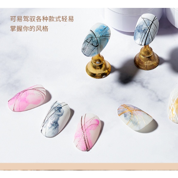 Line drawing Spider Gel Line Nail Art / Nail painting Gel polish