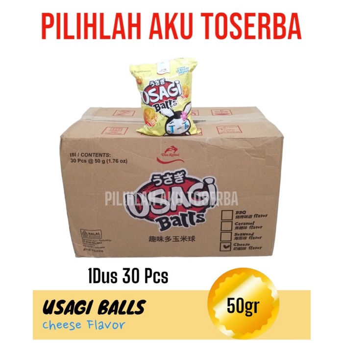 USAGI BALLS CHEESE KEJU - ( HARGA 1 DUS isi 30 )