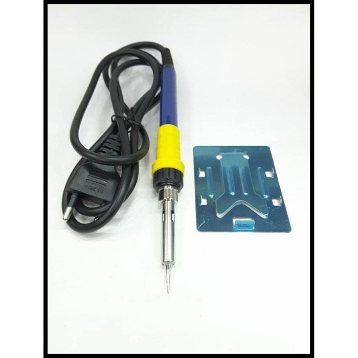 Original Mechanic HK 760 Solder Tangan Soldering Iron Plus Stand Mini