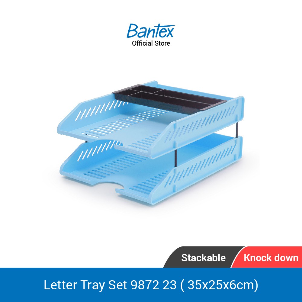 

[Artomas] Bantex Letter Tray Set Pastel colours #9872