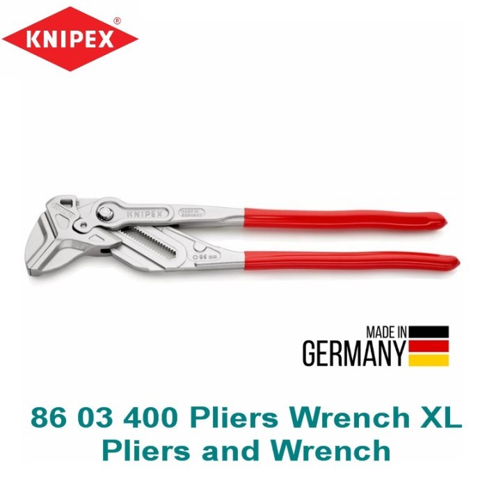 KNIPEX 86 03 400 Kunci Inggris 400 mm XL Pliers Wrench