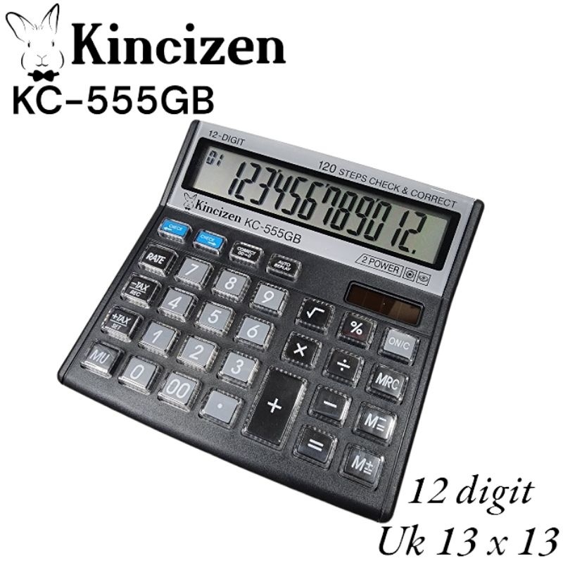 

KINCIZEN KALKULATOR DAGANG 12 DIGIT KC-555GB CT-555GB