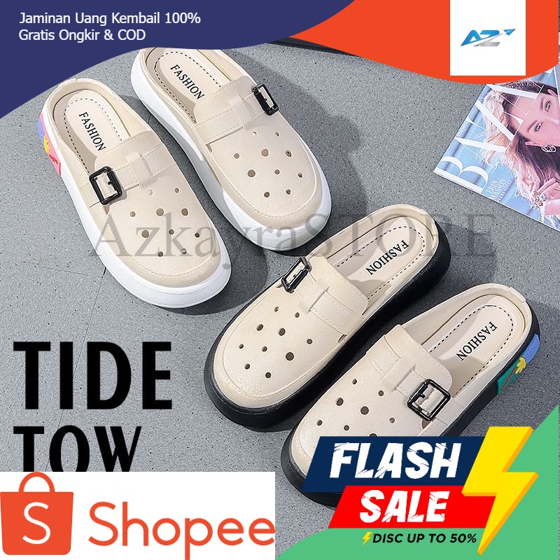 Sepatu Sandal Wanita Jelly Gesper | Sepatu Sandal Wedges Wanita Jelly Gesper terbaru 2023