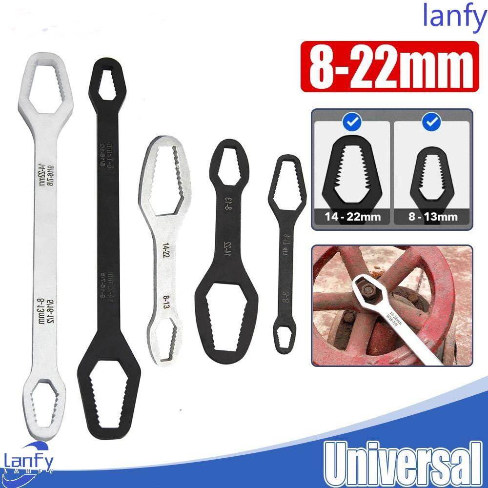 LANFY Universal Torx Wrench Untuk Reparasi Sepeda Motor Mobil 3-17mm Adjustable Mekanik Alat Bengkel Hand Tools Ratchet Wrench
