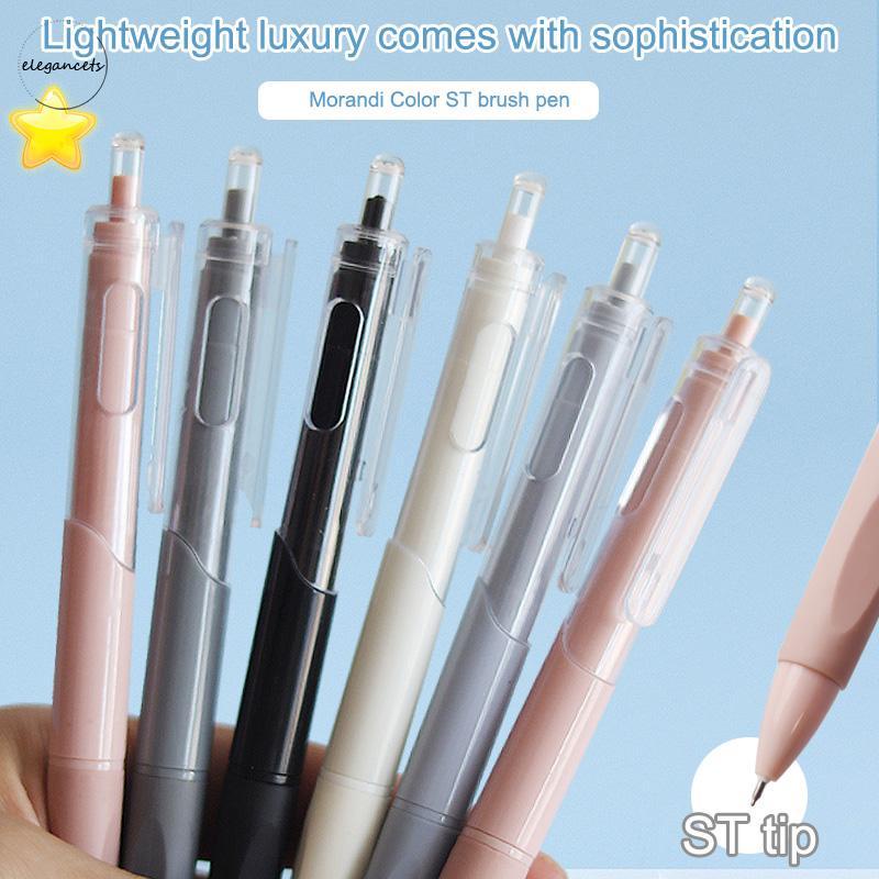 

Pulpen Tinta Gel Hitam 0.5mm Retractable Portable Untuk Pelajar E